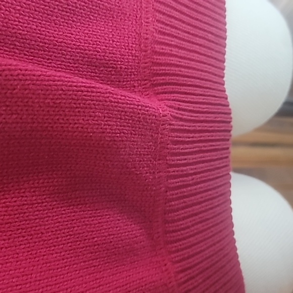 Eddie Bauer red men's sweater size large 100% cotton heavy weight crew neck - Picture 3 of 11